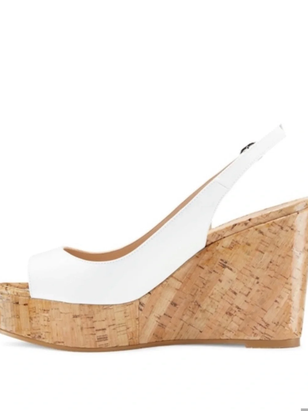 Stuart Weitzman Riviera Cork Wedge Sandals
